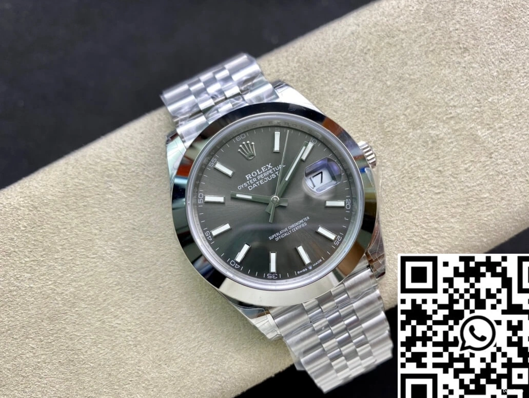 M126300-0008 Factory Rolex Gray Datejust VS Dial 0121